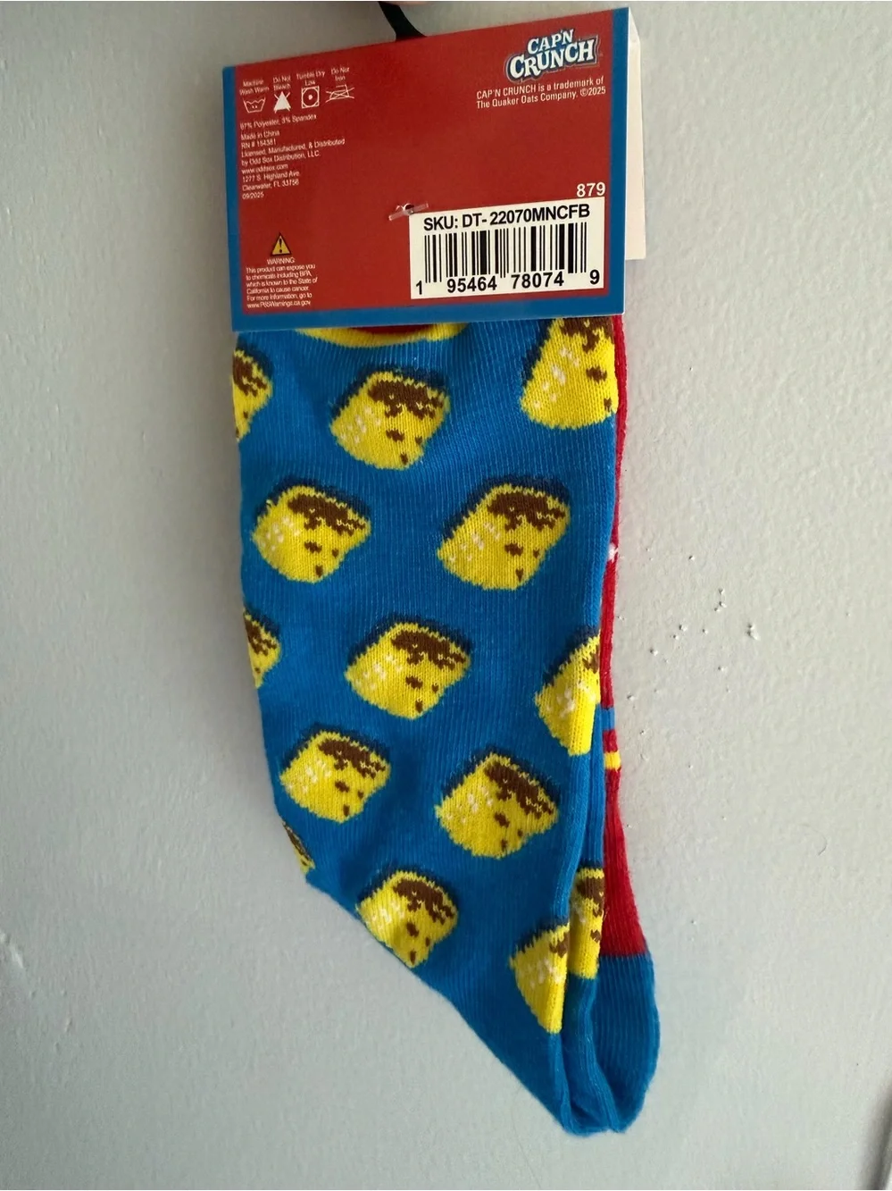 Cap'n Crunch Men's Crew Socks